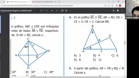 PAMER SEMESTRAL ESCOLAR 2022 | Semana 17 | Geometría