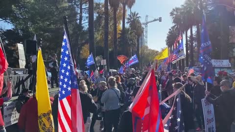 StopTheSteal _ California State Capitol Protest Sacramento, CA Week 4 November 28, 2020 IMG 2833