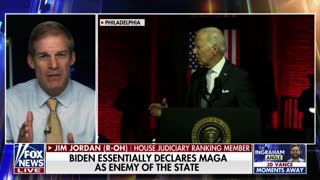 Jim Jordan Rips Biden's Divisive Speech