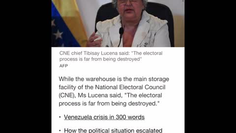 First Nashville, now Venezuela! Voting machines BURNED!