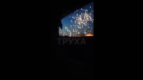 Russia uses incendiary ammunition against Ukrainian positions in the city of Popasna ☠️