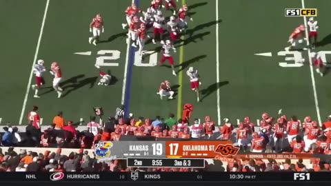 Oklahoma State vs Kansas Highlights I College Football Week 7 | 2023 College Football
