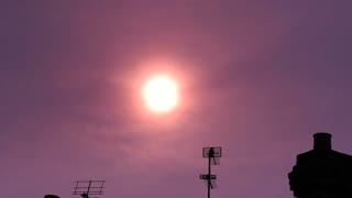 Sun in the sky time lapse Nikon P900