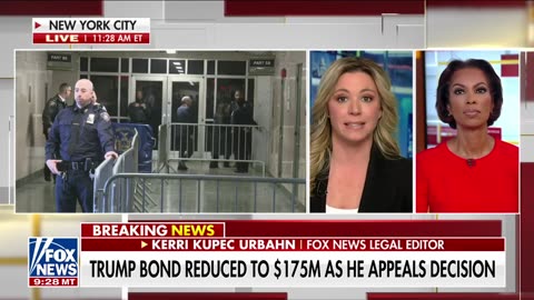 Trump's bond was reduced to $175 million as he appeals the New York court's decision.