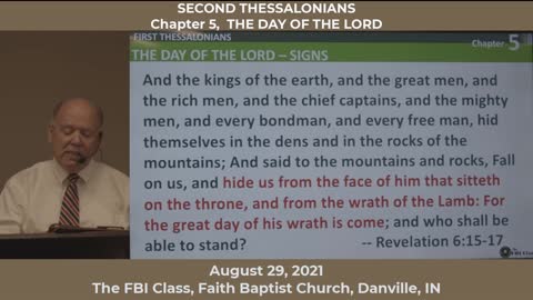 First Thessalonians, Chapter 5 - The Day Of The Lord