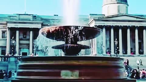 #trafalgar Trafalgar Square - London Uk |Fountain-view