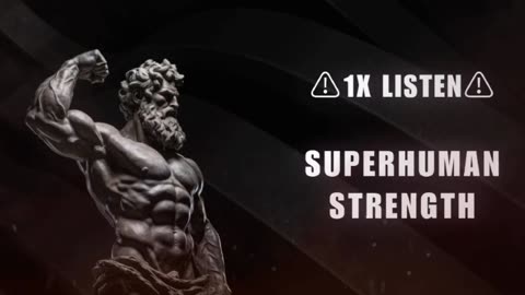 [WARNING] POWERFUL SUBLIMINAL | SUPERHUMAN STRENGTH! [1X LISTEN]