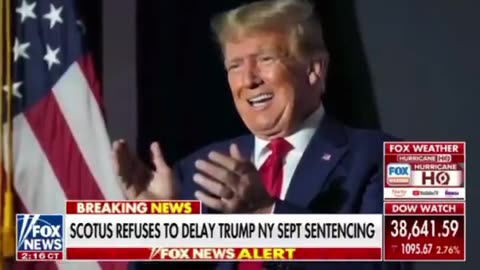 Fox News: SCOTUS refuses to delay Trump NY September sentencing