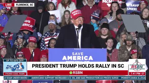 FULL SPEECH: President Donald J. Trump speaks at Save America Rally in Florence, SC 3/12/22