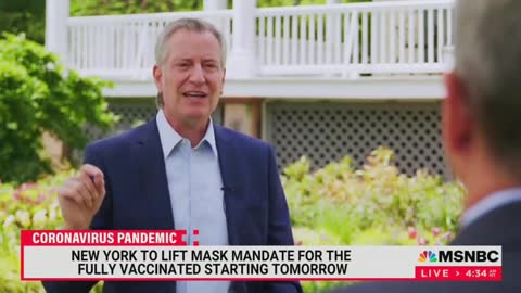 NYC Mayor: "If You Are Vaccinated, You Get More Freedom"