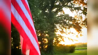 Sunset With Old Glory