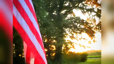 Sunset With Old Glory