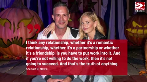 Sarah Michelle Gellar emphasizes on what to be done for any relationship to thrive.