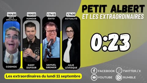 *** Rediffusion - Petit Albert et les extraordinaires - Grande première