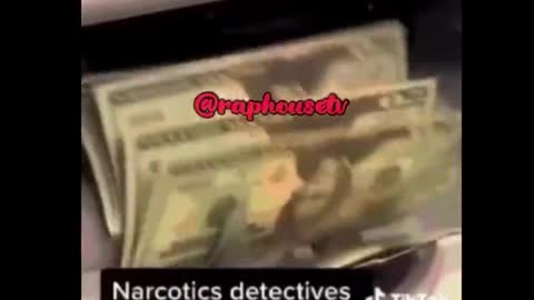 Cops showing off and flexing their drug busts