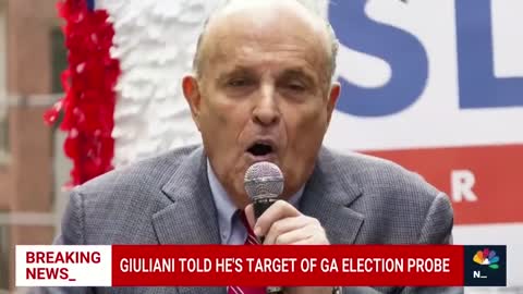 Rudy Giuliani Told He Is Target Of Georgia Election Probe