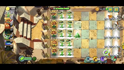 Plants vs Zombies 2 Ancient Egypt - Day 23