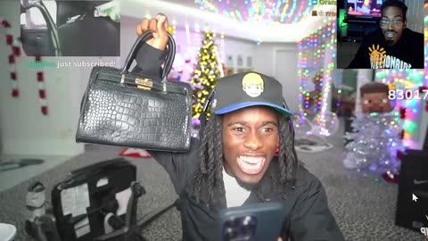 Kai Cenat Live Buying Birkin Bags For My Friends reaction