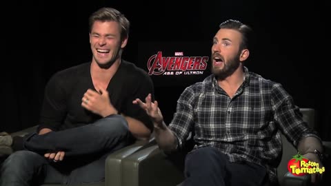 The Avengers cast..funniest moments2