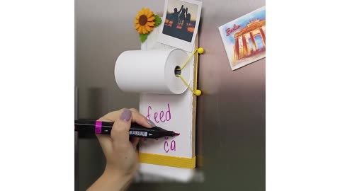 How to DIY a magnetic memo holder
