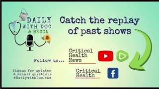 Dr. Joel Wallach - ‘Treating’ Arthritis wasting Trillions - Daily with Doc and Becca 8/2/23