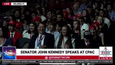 Senator John Kennedy at CPAC on Biden Admin