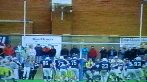 1998 Playoffs - Berwick VS. Valley View - Jeff Marshman To Dustin Welch 62 Yd TD