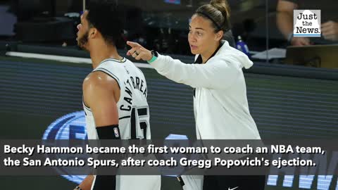 Becky Hammon becomes first woman to coach NBA team