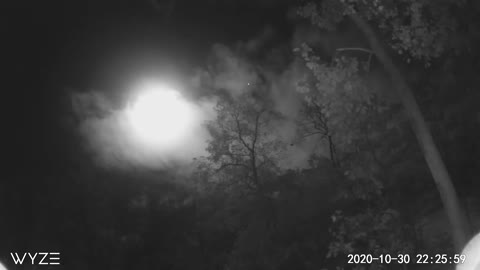 Time lapse moon in PA