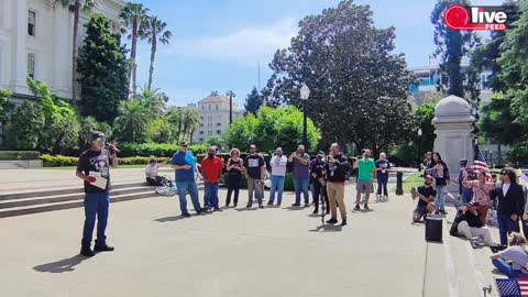 People's Convoy supporters rally to oppose California pandemic bills