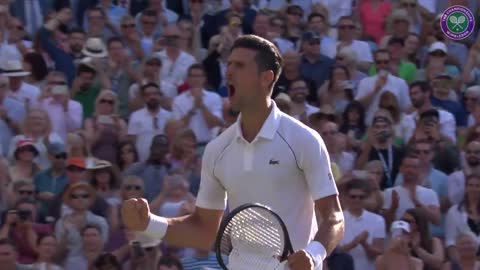 "NoVAX" Djokovic smashes his way into the Wimbledon final