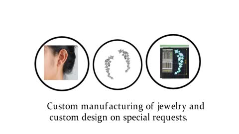 Custom manufacturing of jewelry and custom on specail requests