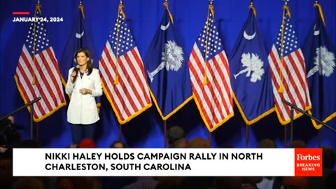 Nikki Haley Interrupted By Protestor During Rally In Charleston, South Carolina