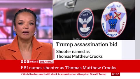 Donald Trump assassination attempt suspect named by FBI as Thomas Matthew Crooks | BBC News