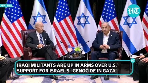 Rockets Launched At U.S. Airbase In Iraq As Netanyahu Meets Biden In Washington | Gaza War