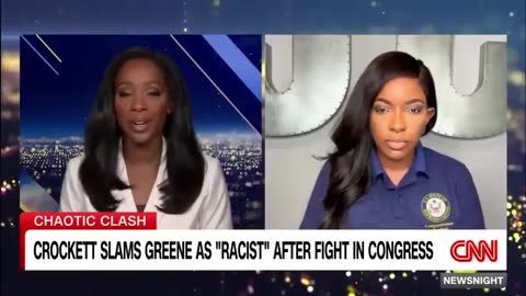 Crockett speaks out about fight in Congress with Marjorie Taylor Greene CNN News