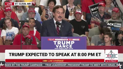 FULL SPEECH: Mike Lindell speaks at Trump Rally in St. Cloud, Minnesota - 7/27/24