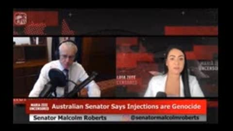 Australian Senatorr Malcom Roberts and genocide coming vaccine murderers