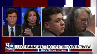 Judge Jeanine Pirro reacts to the Rittenhouse interview