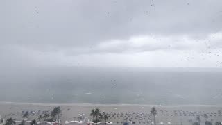 Rain storm in Fort Lauderdale, Fl