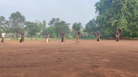 Dog training hand handling practice