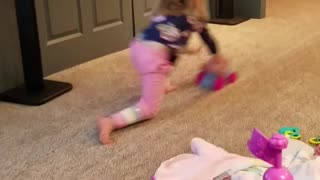 Toddler Practices for Winter Olympics