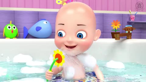 Bath time Fun Song - Toys Nursery Rhymes, Kids Songs