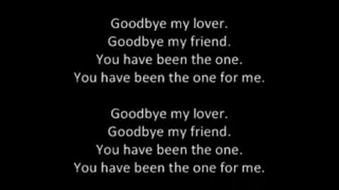 James Blunt Goodbye My Lover