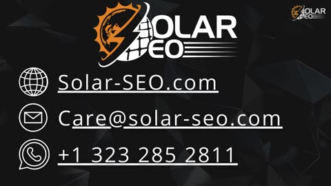Captivate, Convert, Conquer: Solar-SEO.com - Where Solar Websites Soar to New Digital Heights