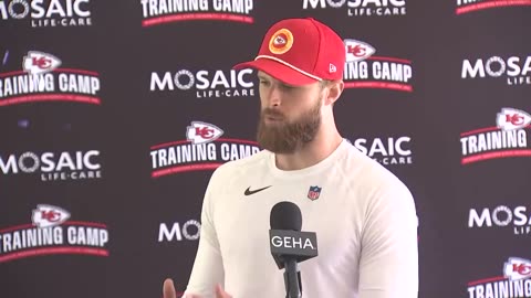 Chiefs kicker Harrison Butker leaves reporters SILENT with response to controversy