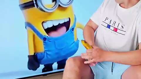 BoxtoxTv and Minion NEW Funny Scene 🤣😆😅