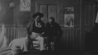 Uncle Josh In A Spooky Hotel (1900 Original Black & White Film)