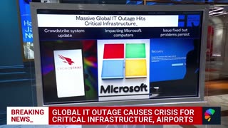 Critical infrastructure and airports getting back online after massive tech outage| Nation Now ✅