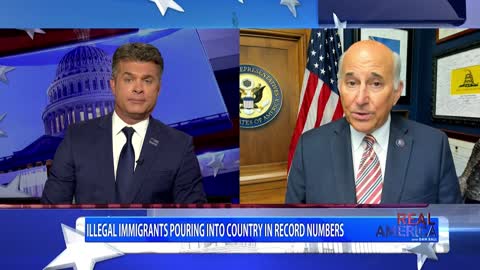 REAL AMERICA - Dan Ball W/ Rep. Louie Gohmert, Migrant Arrests Exceed Obama's 8 Years, 9/19/22